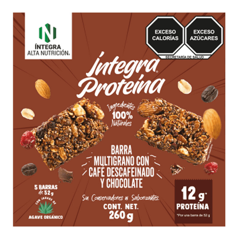 Barra Multigrano con Café Descafeinado y Chocolate
