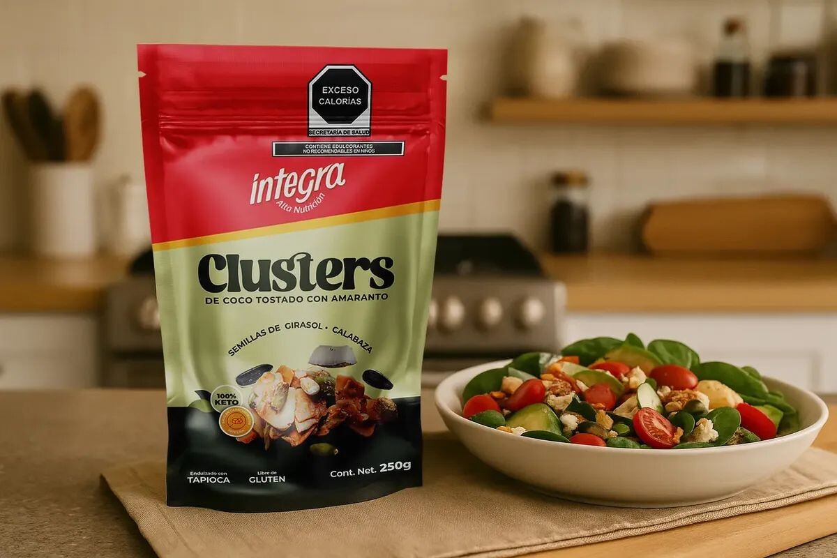 Clusters Coco Tostado Con Amaranto Snack Keto
