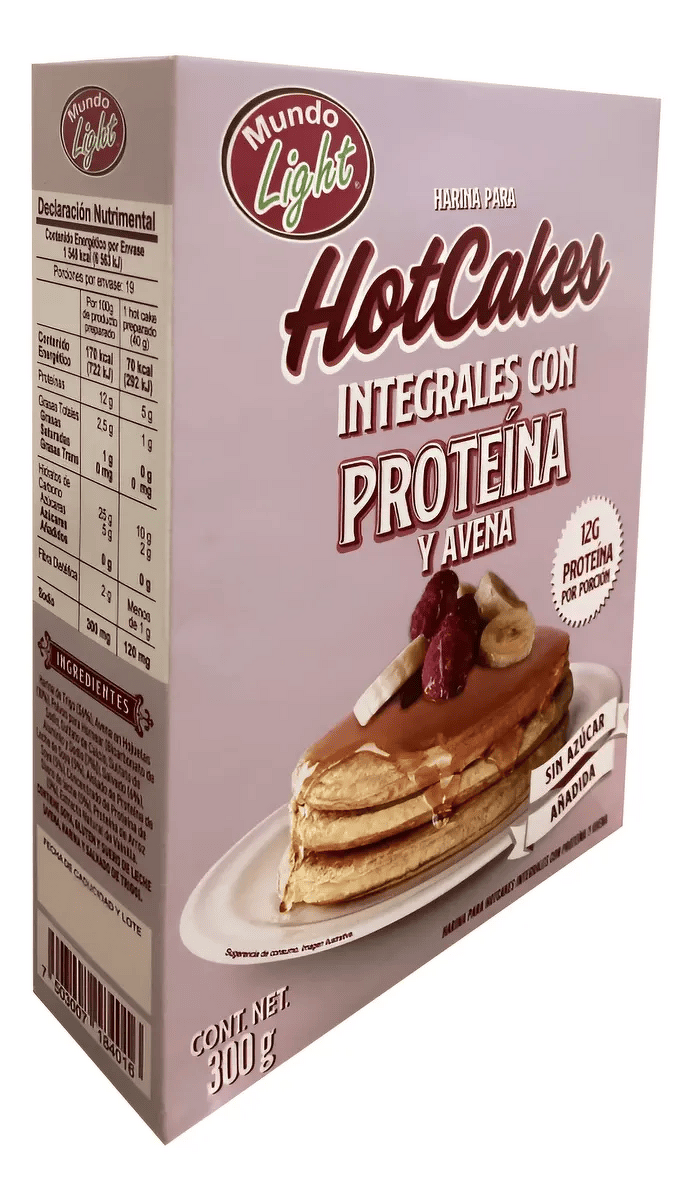 Harina Para Hot Cakes Integrales Con Prote&iacute;na Y Avena