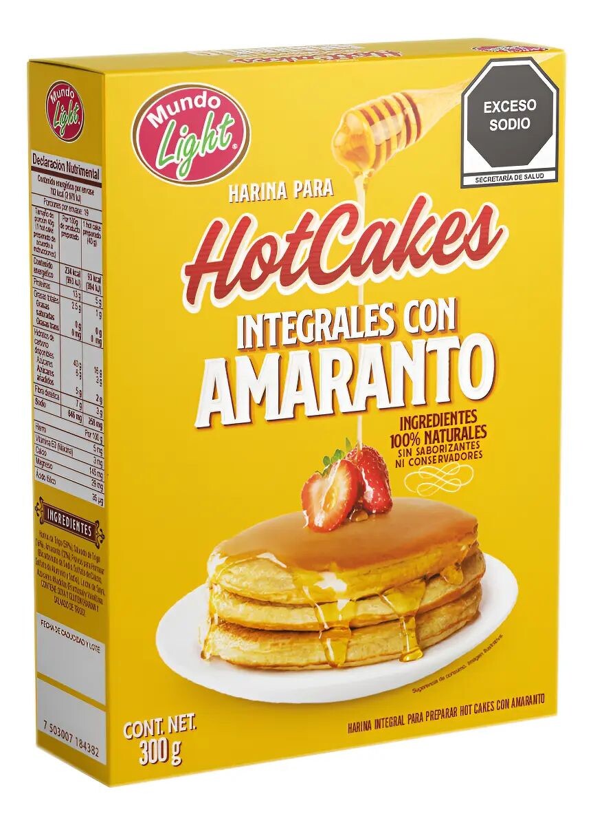 Harina Para Hot Cakes Integrales Con Amaranto