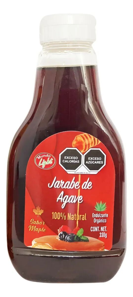 Jarabe De Agave 100% Natural Sabor Maple
