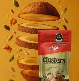 Clusters Coco Tostado Con Amaranto Snack Keto