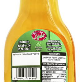 Jarabe De Agave Org&aacute;nico Endulzante Natural